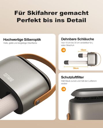 Сушарка для взуття електрична SOTHING 95W з озонуванням, 3 режими, таймер до 9 годин, для лижних черевиків