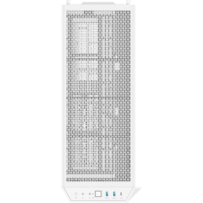 Корпус Thermaltake View 600 TG Full Tower для ПК (E-ATX/ATX/mATX/mini-ITX) з прихованим підключенням, 4 скляними панелями, поворотними PCIe слотами, підтримкою радіатора до 420 мм та USB-C 3.2 Gen2 (Snow)