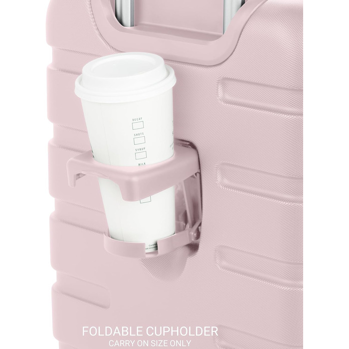 Валіза SwissGear 7366 Hardside з розширенням та спін-колесами (Carry-On 19 дюймів, рожевий)