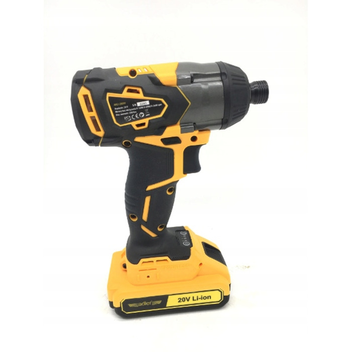 Акумуляторний шурупокрут ADLER 20V 3409.6