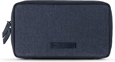 Native Union Stow Organizer - Lightweight travel bag made from durable canvas, stores cables, chargers and more (Indigo)