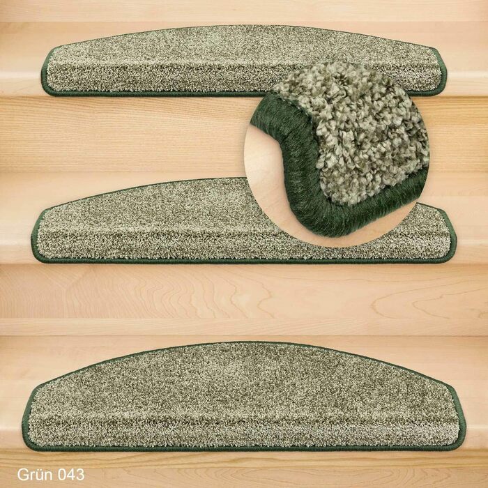 Ступінчасті килимки Ventura від Kettelservice-Metzker (16 шт., зелені)