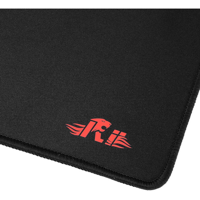 Килимок для миші Rii XXL Gaming, 900x400 см, великий, для ігор та офісу, чорний