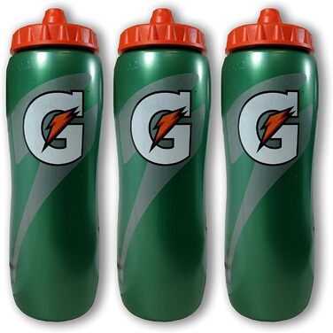 Gatorade Contour Style Squeeze Bottle, 900 ml, 3-pack