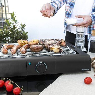 Електричний гриль Cecotec PerfectSteak 4200 Way, настільний, 2400 Вт, нержавіюча сталь, регульована висота, піддон для жиру, регулювання температури