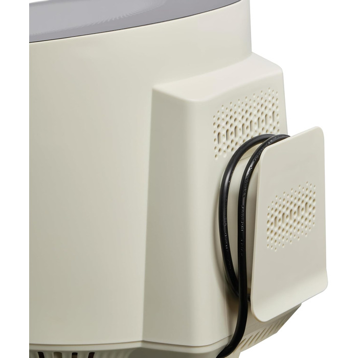 Russell Hobbs Hot Air Fryer 5L [10 Programs | with Viewing Window] AirFryer (Oil-free Frying, Frying, Grilling, Roasting, Baking, max 200°C, Dishwasher Safe, Cream) SatisFry Panoramic 27421-56