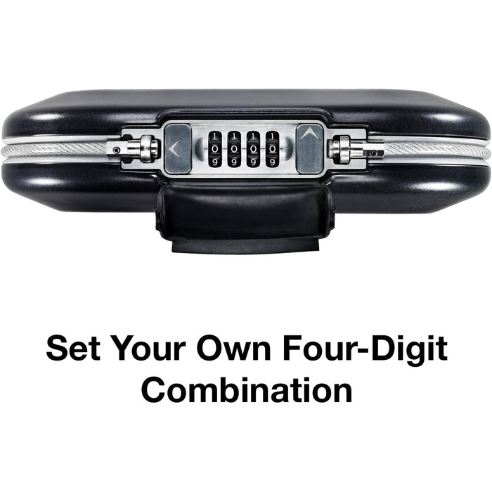 Master Lock 5900D Combination Portable Safe - Gunmetal Grey, 9-17/32 in. Wide