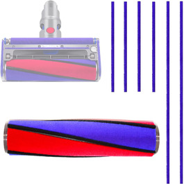 М'який ролик для Dyson V6/V7/V8/V10/V11 6 фетрових смужок