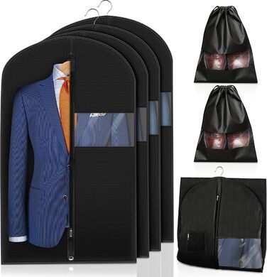 Чохол для одягу з відділенням для взуття 100x60 см - водонепроникний, антигрибковий, захист від комах