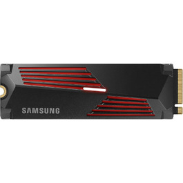 SSD Samsung 990 Pro з радіатором 4TB PCIe Gen4 NVMe 2.0 M.2 - внутрішній накопичувач для ігор, сумісний з Playstation 5