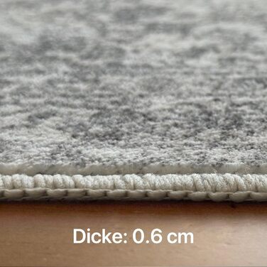 Килим GENIMO Boho Vintage 160x230 см, короткий ворс, антиковзаючі, для вітальні, спальні, їдальні, офісу, стильний, ніжний салатовий колір