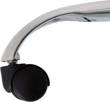 Офісний стілець La Silla Española Santander з підголівником, білий, поліестер, 52x55x118 см