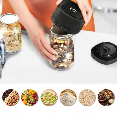 Вакууматор для банок Mason Jar (7/8,5 см) з відкривачем