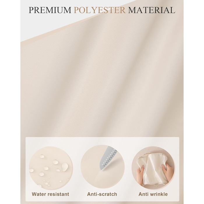 Органайзери для валіз, дорожні аксесуари, водонепроникні мішки для пакування, 10 шт., Бежевий