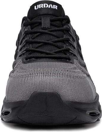 Черевики захисні чоловічі/жіночі LARNMERN зі сталевим підноском. Легкі, зручні, кольорові. Розмір 47 EU, темно-сірий.