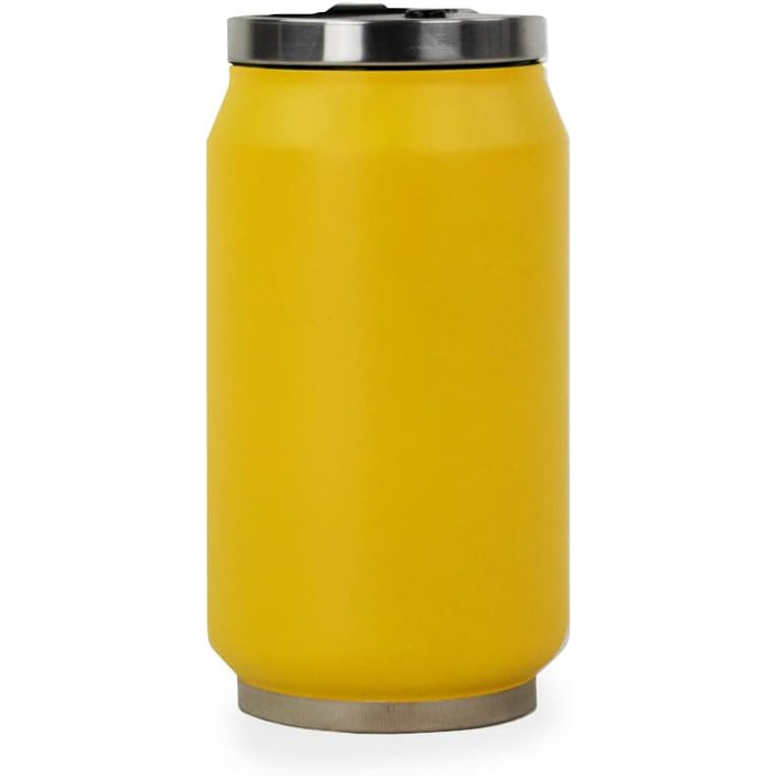 Термос Yoko Design Thermoskanne з нержавіючої сталі, двостінний, BPA-free, 280/500 мл, лимонний колір