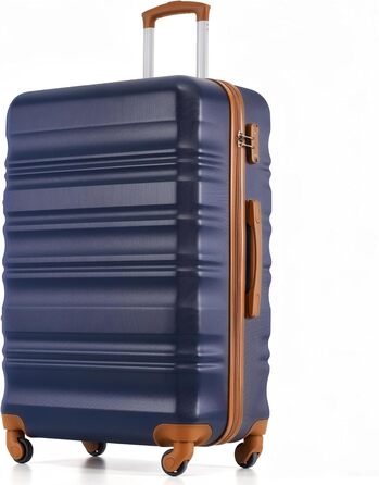 Валіза COOLIFE з жорстким корпусом, тріскачка, ручна валіза, валіза для подорожей з TSA-замком та 4 колесами (Зелений)