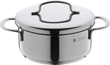 WMF Mini Pot Set Induction Small 5-Piece, Cookware Set with Metal Lids, Cromargan Stainless Steel, Stackable Pot Set, ideal for small portions