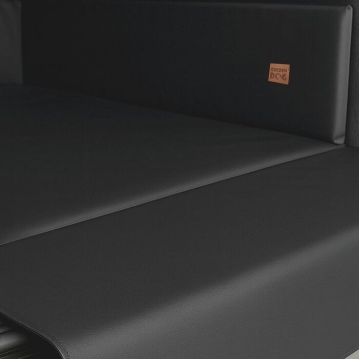 Килимок для собак у багажник Golden Dog, захист для авто, чорний, 110 x 100 см, XL, штучна шкіра