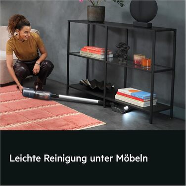 Бездротовий акумуляторний пилосос AEG 6000, 21.6V, 40 хв роботи, потужність 103 000 об/хв, серія 6000, колір блакитний