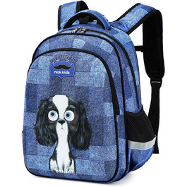 Дитячий рюкзак Cusangel для дівчаток та хлопчиків-підлітків, ергономічний, регульований, водостійкий, з нагрудним ременем (H - Цуценя)