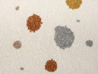 Дитячий килим Beat Kids сучасної колекції, м'який ворс, бежевий з крапками, 120x170 см