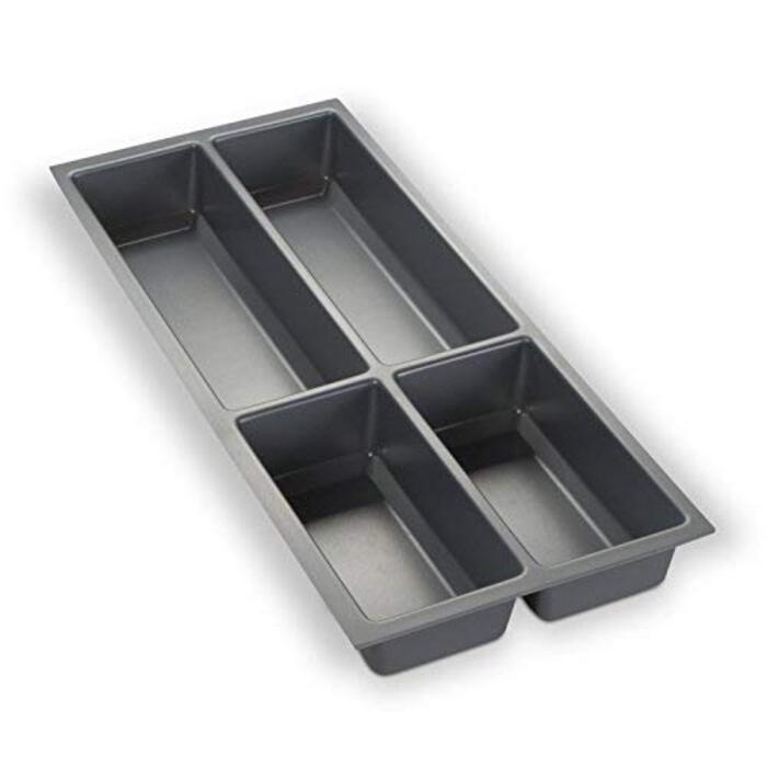 Органайзер для столових приборів Orga-Box сріблясто-сірий для шухляди 80 см (473,5 x 694 мм) Nobilia, Besteckkasten III
