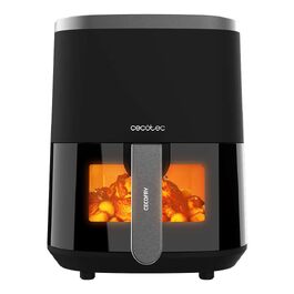 Аерофритюрниця без олії Cecotec Cecofry Fantastik Window 4000, 4 л, з вікном для перегляду, чорна