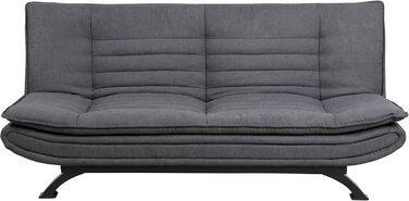 AC Design Jasper Bettcouch Dunkelgrau/Schwarz