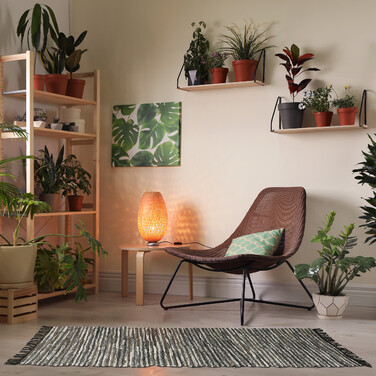 Килимок Relaxdays Flickenteppich з екошкіри та бавовни