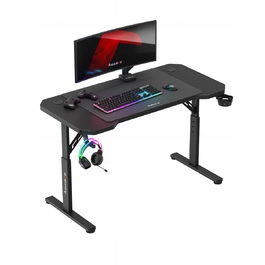 Ігровий стіл з регулюванням висоти Huzaro Hero 2.6 Black + килимок