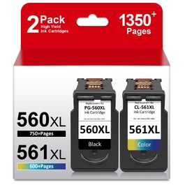 Картриджі ATOPINK 560 561 XL сумісні з принтерами Canon (чорний та кольоровий)