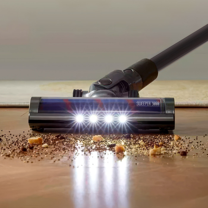 Вертикальний бездротовий пилосмик 2в1 Teesa Sweeper 9000 з LCD-підсвіткою