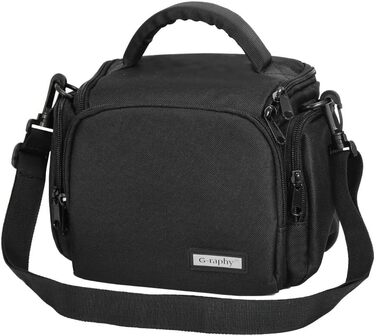 Сумка для камери Baigio: фотосумка для DSLR/SLR камер, об'єктивів та аксесуарів (чорна)