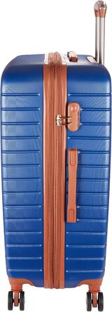 Набір валіз BruBaker Paris з трьох частин (M, L, XL) з жорстким корпусом, коліщата та замком-кодом. Валізи-тролі (M, L, XL) блакитного та коричневого кольорів.