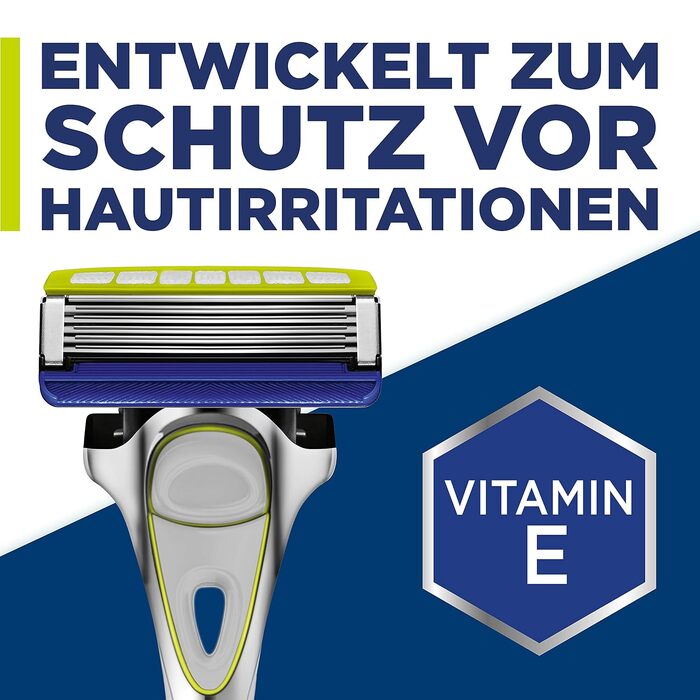 Смінні касети для бритви Wilkinson Sword Hydro 5 для чоловіків, з зволожуючим гелем та тримером, 12 шт.