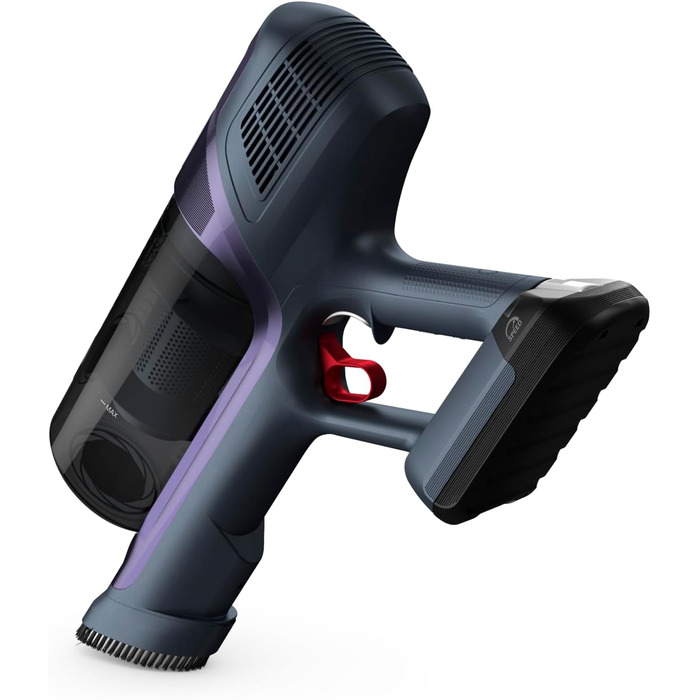 Rowenta RH6838 X-Pert 6.60 ESSENTIAL Cordless Vacuum | Stick and Handheld Vacuum in One | 45 Minute Run Time | LED Nozzle | Removable Battery | Includes Upholstery & Crevice Nozzle | Red/Black without Pet Hair Brush