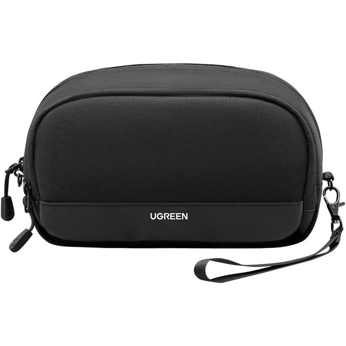 UGREEN Cable Bag Tech EDC Pouch, Cable Organizer Bag, Travel Essentials Cable Bag Organizer, Waterproof, Internal Zippered Layers, FOR Power Bank, Charger, Adapter, Cables, HDD