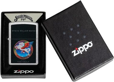 Запальничка Zippo Steve Miller Band Welcome to The Vault, хромована, кишенькова