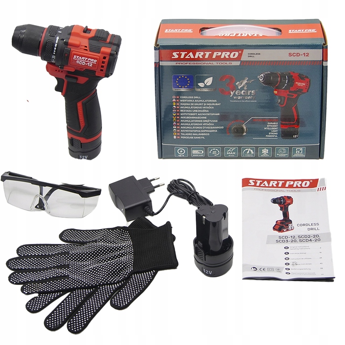 Акумуляторна шурупокрут StartPro 12V SCD-12