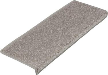 Килимок для сходин Casa Pura Dynasty Velours, 15 шт., сріблясто-сірий, самоклеючий