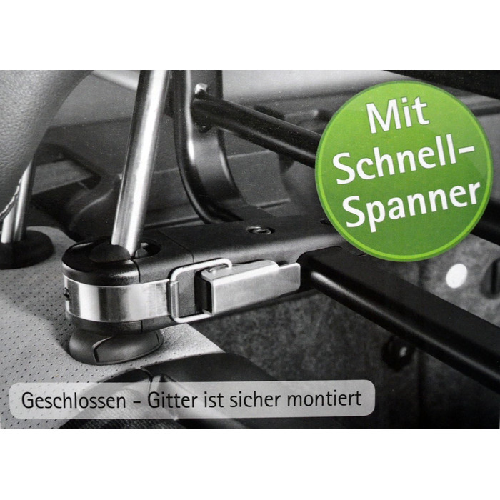 Сітка-перегородка для Mazda CX-5 та CX-7 Kleinmetall Roadmaster Deluxe з системою швидкого кріплення