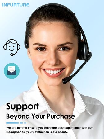 Навушники INFURTURE Over-Ear з USB-C, з активним шумозаглушенням (Noise Cancelling), дротові, чорні