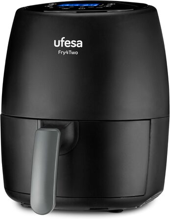 Фритюрниця Ufesa Twist з гарячим повітрям, 2л, 6 програм, 1200W, таймер, 80-200°C, без BPA, антипригарне покриття, Cool-Touch, білий, ексклюзив Amazon