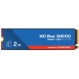 SSD WD Blue SN5100 NVMe 2TB: Швидкий накопичувач M.2 PCIe Gen 4.0 з nCache 4.0 та SanDisk 3D CBA NAND
