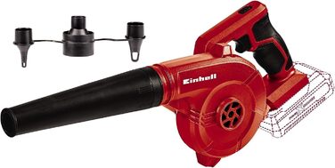 Einhell Blower TE-CB 18/180 Li - Solo Power X-Change (Lithium-Ion, air flow up to 180 km/h. No-load speed 15,500 min-1, 2 speed levels, Softgrip, without battery and charger)
