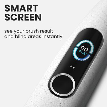 Oclean X Pro Elite: електрична звукова зубна щітка + кейс для подорожей, сірий