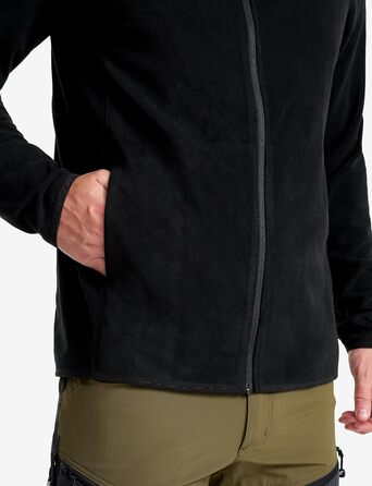 Флісова худі RevolutionRace Hiker для чоловіків, чорний, легка та еластична