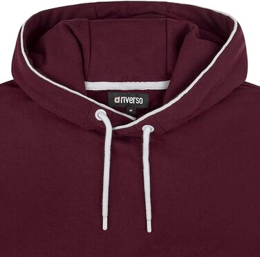 Чоловіча худі riverso RIVEnno Regular Fit з капюшоном, колір Port Red (темно-червоний), розмір 3XL