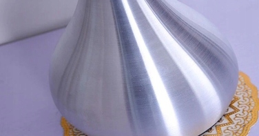 Сенсорна настільна нічна лампа з LED-абжуром, срібляста